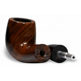 Cachimbo Elite Curvo (Filtro Permanente) Piteira Chifre - 0147-38